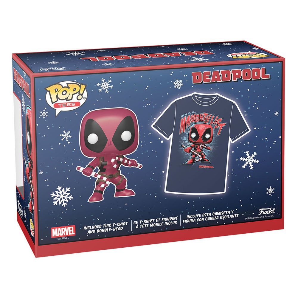 Marvel POP! & Tee set figurine et T-Shirt Deadpool HLD Taille S