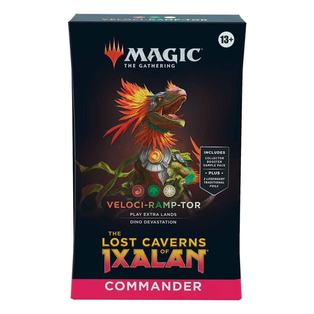 Magic the Gathering - The Lost Caverns/Les Cavernes Oubliées D'Ixalan - Commander Veloci-Rampe-Tor - Version anglaise (VO)  - PRÉCOMMANDE