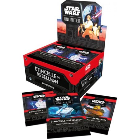 Boîte de 24 Boosters - Star Wars Unlimited : Étincelle de Rébellion VF (Français) - PRÉCOMMANDE