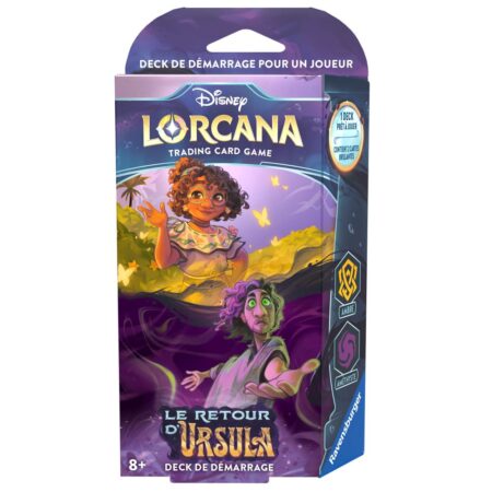 Disney LORCANA - Quatrième Chapitre : Le Retour D'Ursula - Deck de démarrage : Ambre Améthyste - Français (FR) - Précommande