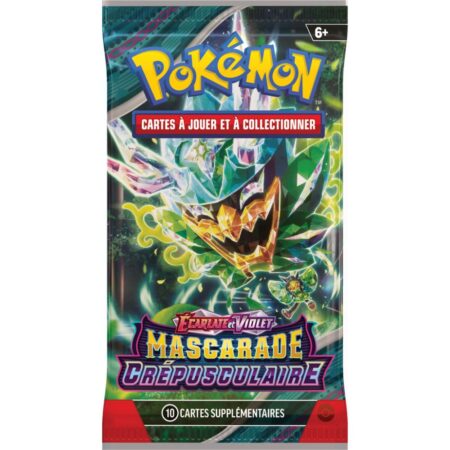 Booster Pokémon -  Mascarade Crépusculaire Ecarlate et Violet EV06 Version Française