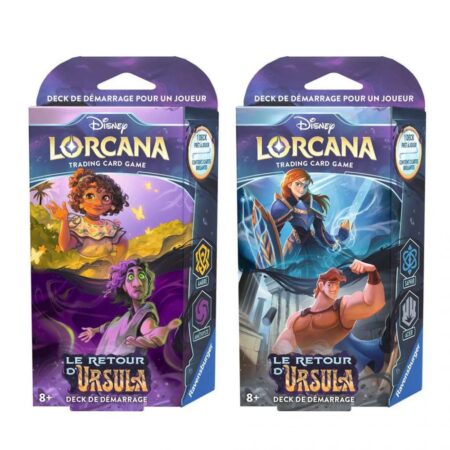 Disney LORCANA - Quatrième Chapitre : Le Retour D'Ursula - Lot des 2 Decks de démarrage - Français (FR) - Précommande